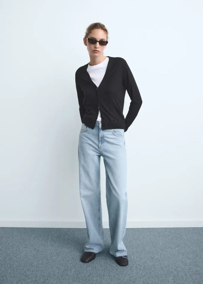 Danila Jeans mit hoher Taille und weitem Bein