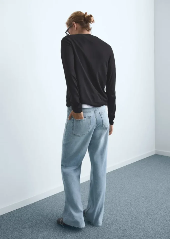Danila Jeans mit hoher Taille und weitem Bein