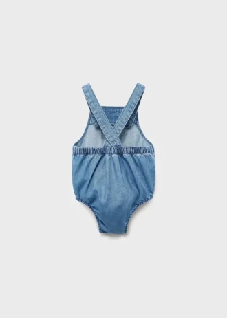 Denim-Baumwoll-Strampler