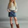Denim-Baumwollrock Denim-Baumwollrock