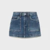 Denim-Baumwollrock Denim-Baumwollrock