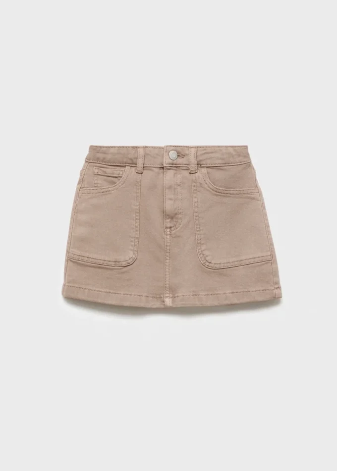 Denim-Baumwollrock Denim-Baumwollrock