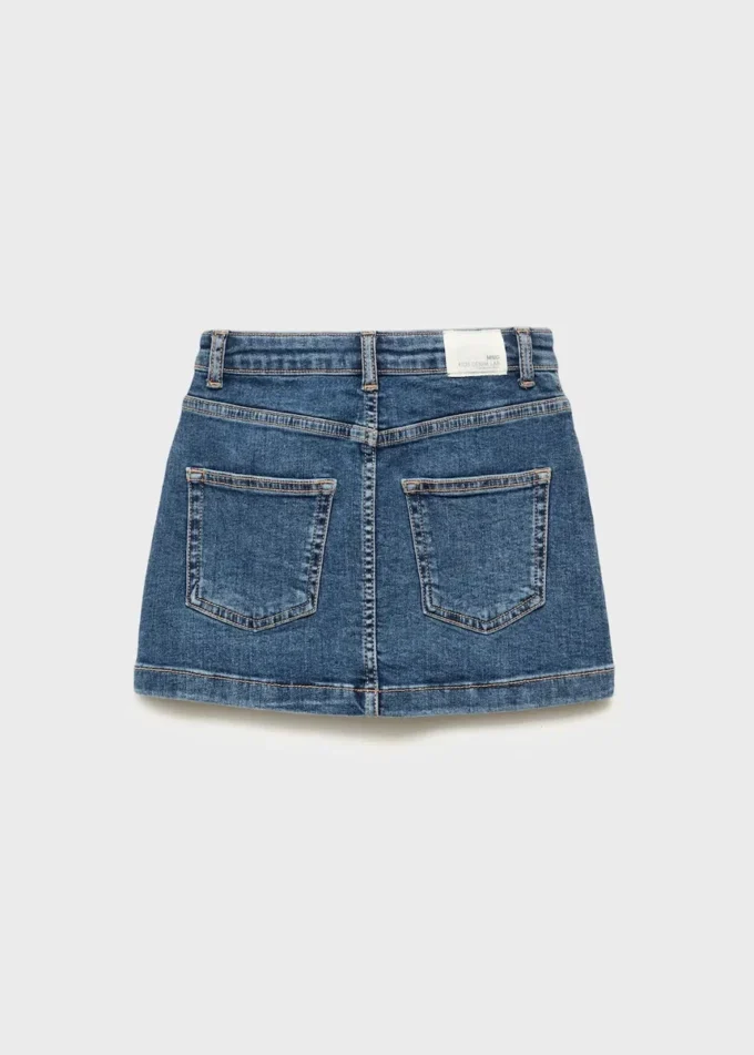 Denim-Baumwollrock Denim-Baumwollrock