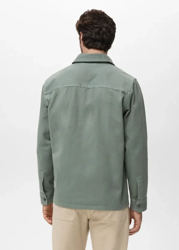 Denim-Overshirt-Taschen Denim-Overshirt-Taschen