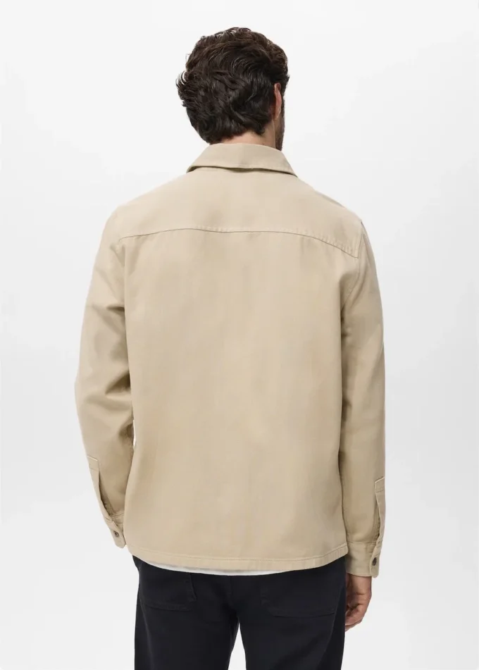 Denim-Overshirt-Taschen Denim-Overshirt-Taschen