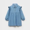 Denimkleid mit Rüschen Denimkleid mit Rüschen