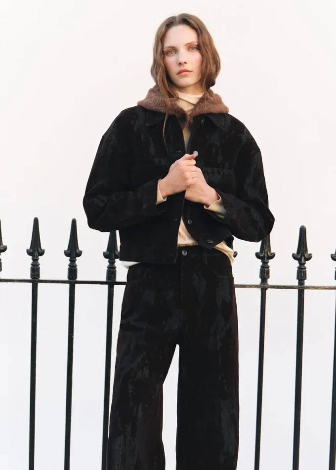 Devoré-Jeansjacke Devoré-Jeansjacke