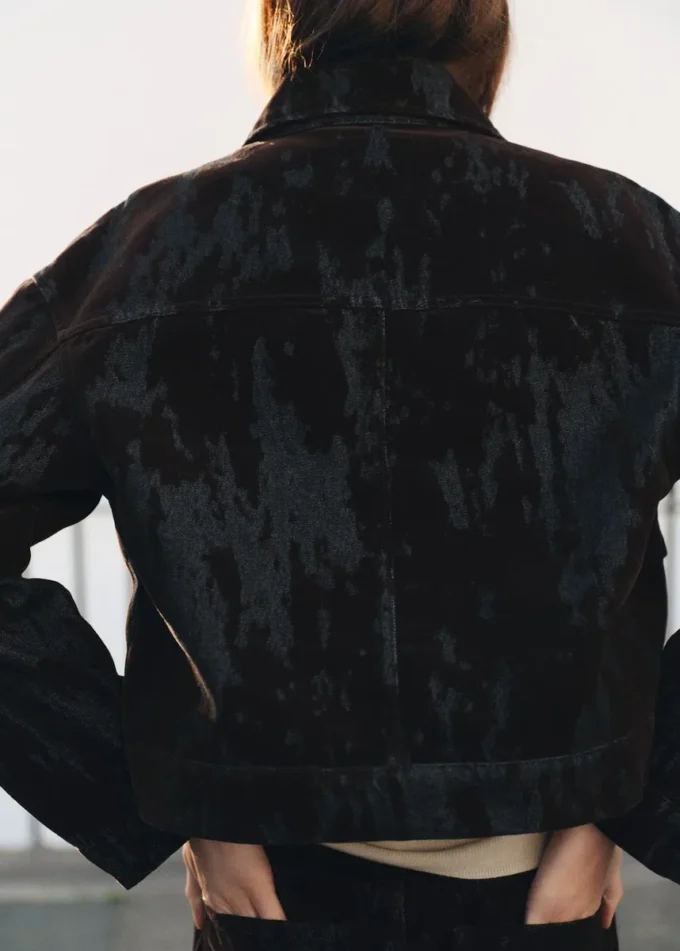Devoré-Jeansjacke Devoré-Jeansjacke