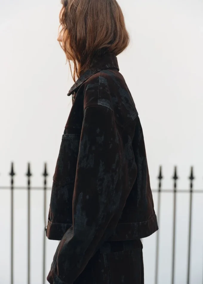 Devoré-Jeansjacke Devoré-Jeansjacke