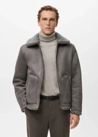 Doppelseitige Jacke mit Fleecefutter