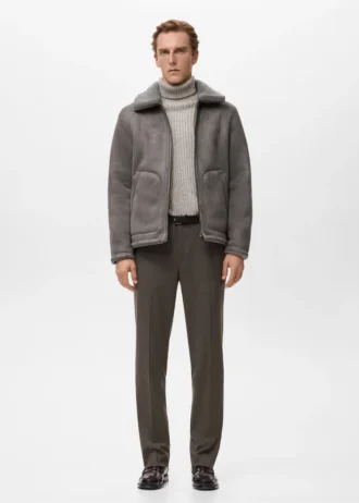 Doppelseitige Jacke mit Fleecefutter