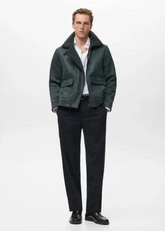 Doppelseitige Jacke mit Fleecefutter
