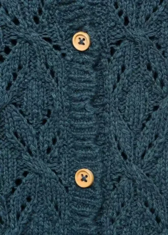 Durchbrochene Strickjacke