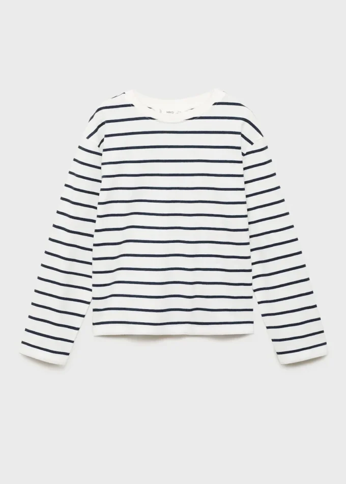 Einfaches gestreiftes T-Shirt Einfaches gestreiftes T-Shirt