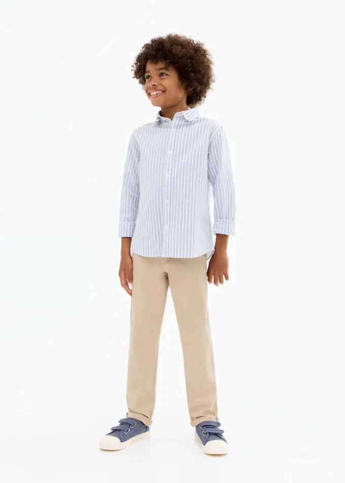 Einfarbige Chino-Hose