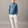 Einfarbige Chino-Hose Einfarbige Chino-Hose