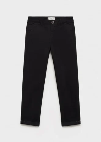 Einfarbige Chino-Hose