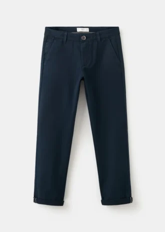 Einfarbige Chino-Hose