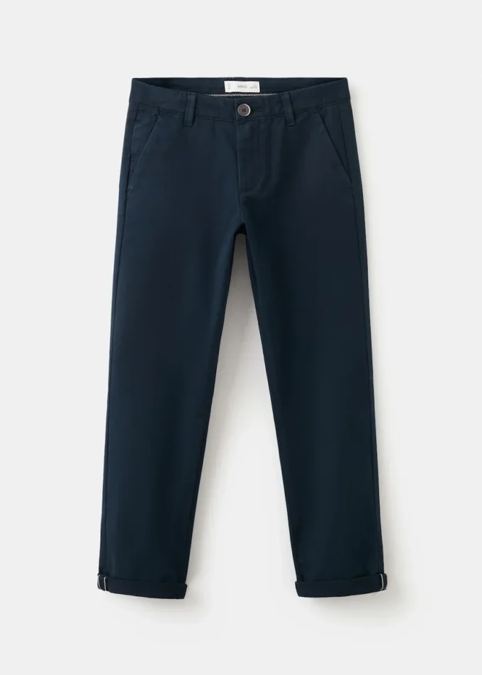 Einfarbige Chino-Hose Einfarbige Chino-Hose