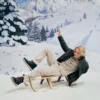 Einfarbige Chino-Hose