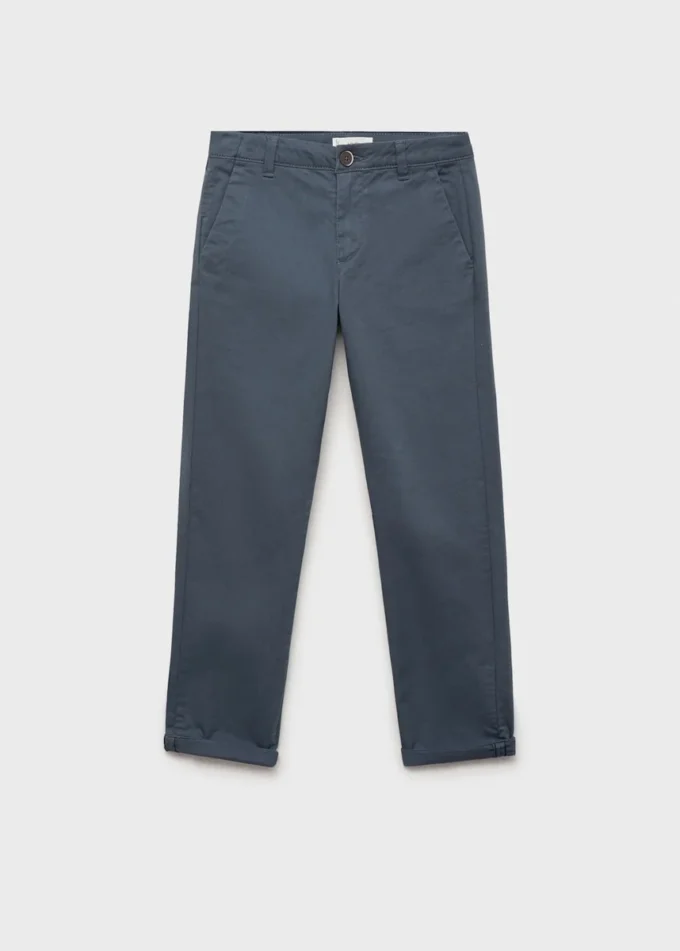 Einfarbige Chino-Hose