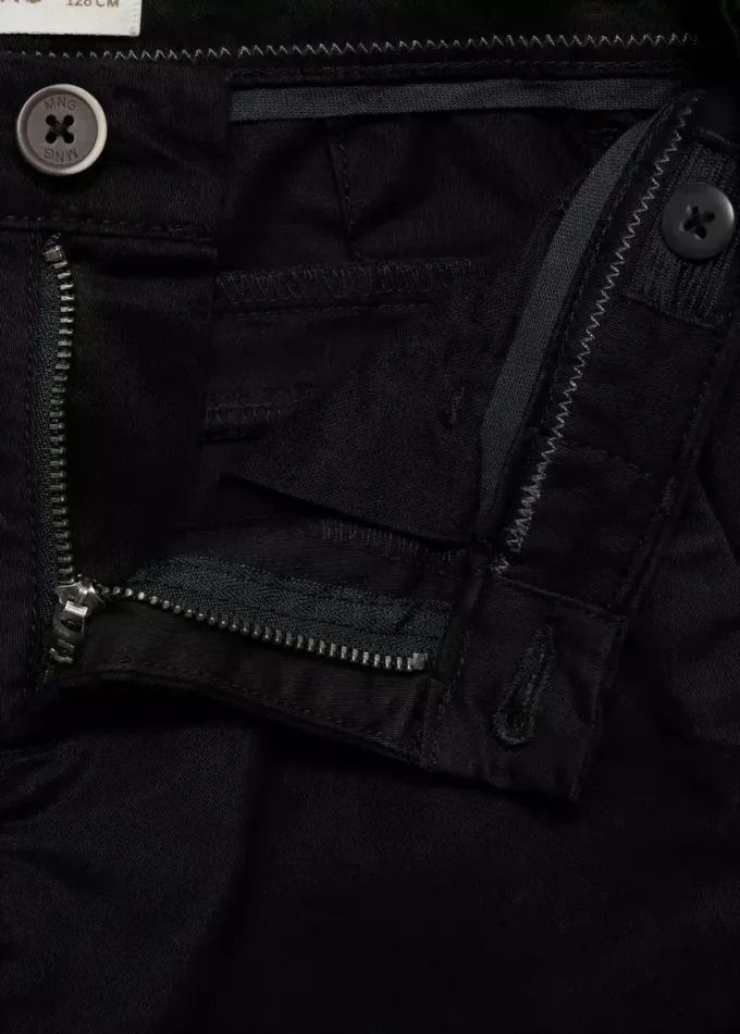 Einfarbige Chino-Hose