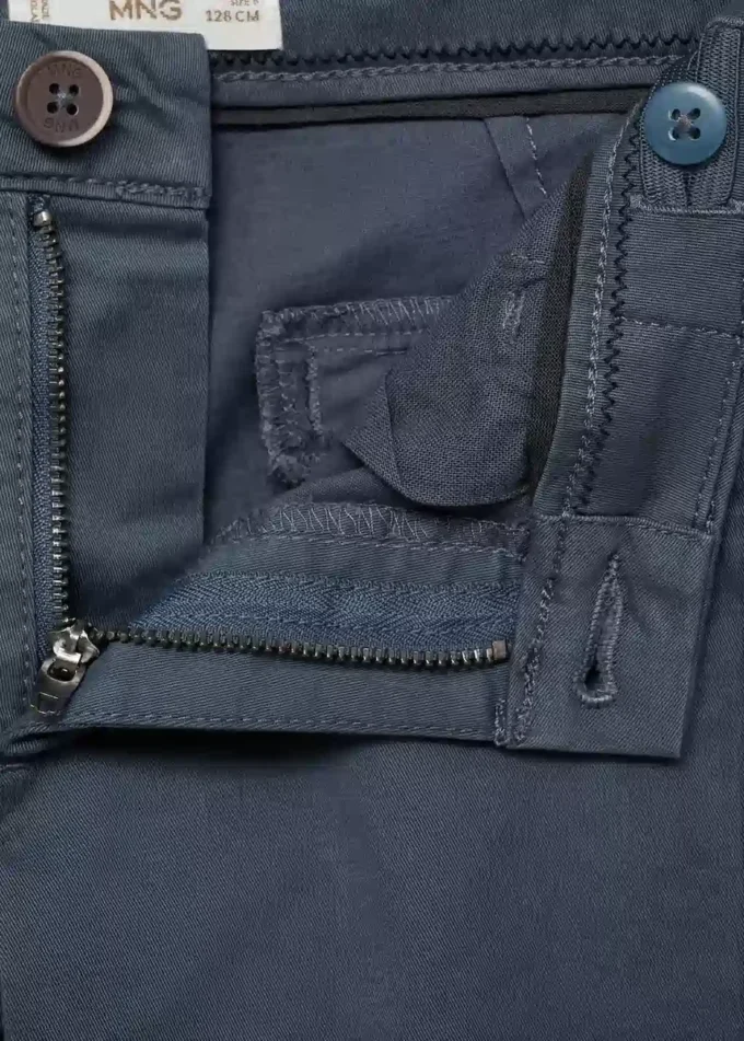 Einfarbige Chino-Hose