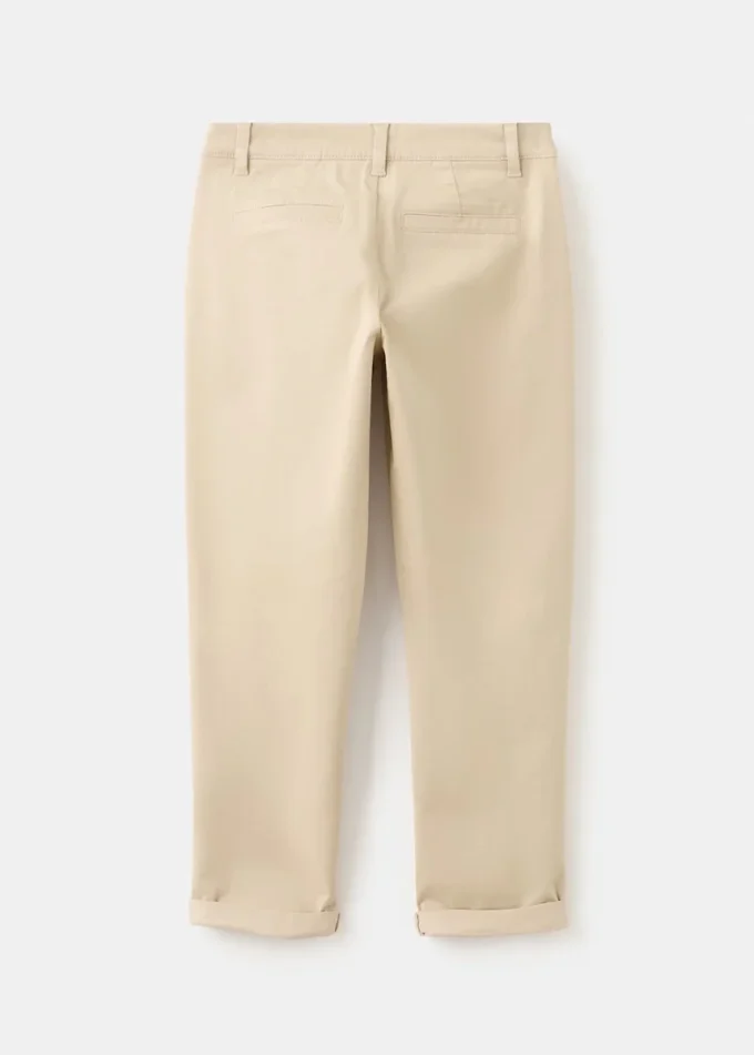 Einfarbige Chino-Hose Einfarbige Chino-Hose