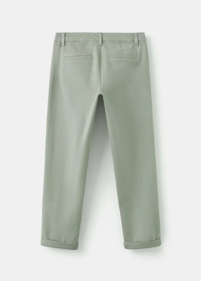 Einfarbige Chino-Hose Einfarbige Chino-Hose