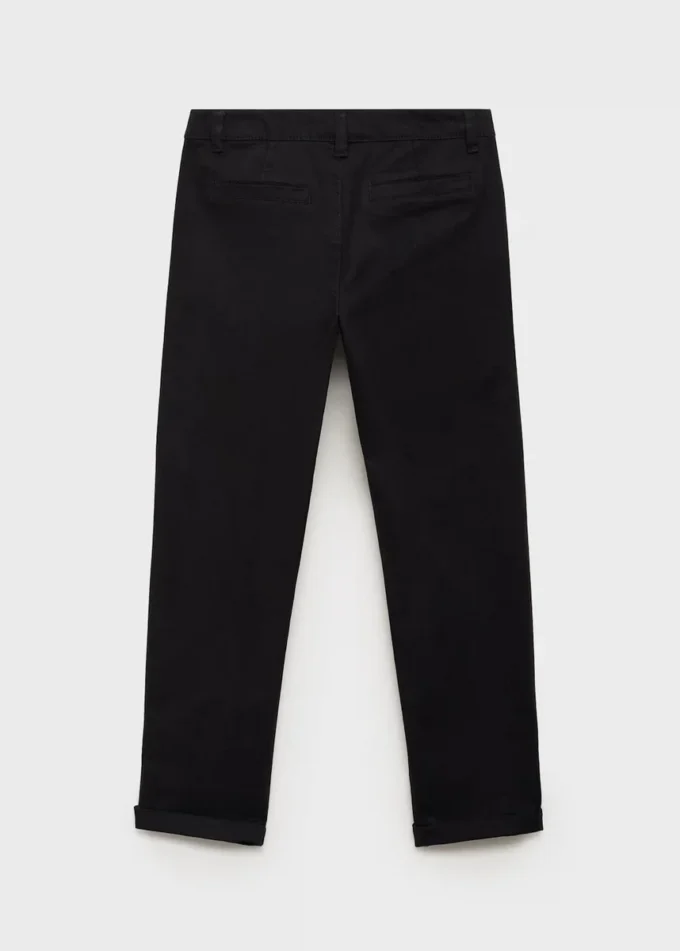 Einfarbige Chino-Hose