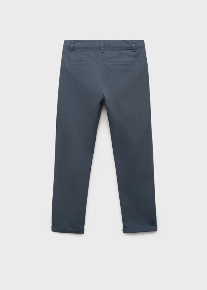 Einfarbige Chino-Hose