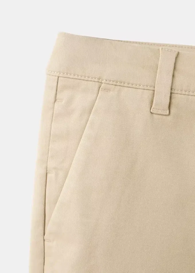 Einfarbige Chino-Hose Einfarbige Chino-Hose
