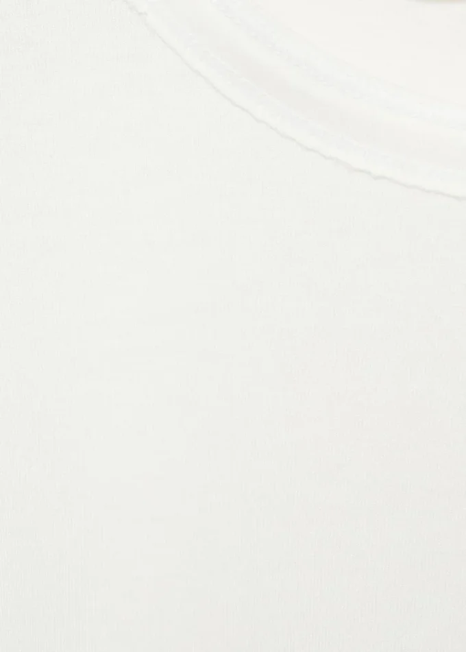 Einfarbiges Baumwoll-T-Shirt Einfarbiges Baumwoll-T-Shirt