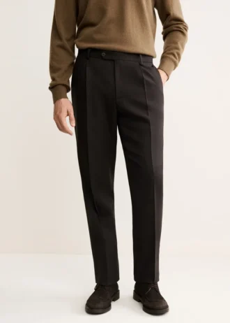 Elegante Hose aus 100 % italienischer Wolle