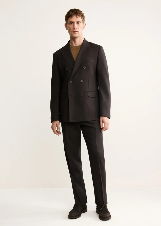 Elegante Hose aus 100 % italienischer Wolle