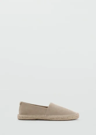 Espadrilles aus Jute-Wildleder