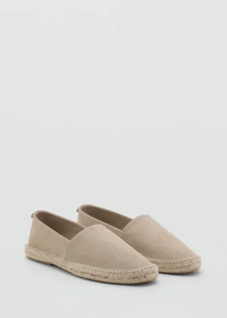 Espadrilles aus Jute-Wildleder