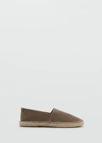 Espadrilles aus Jute-Wildleder