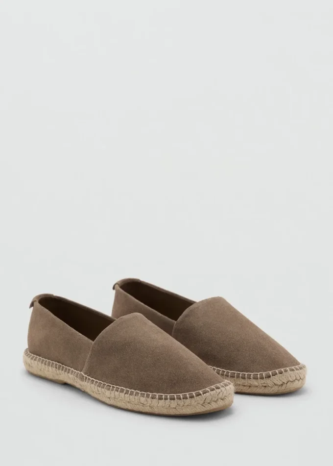 Espadrilles aus Jute-Wildleder Espadrilles aus Jute-Wildleder