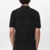 Fein gestricktes Baumwoll-Poloshirt Fein gestricktes Baumwoll-Poloshirt