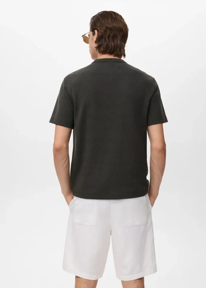 Fein gestricktes T-Shirt