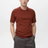 Fein gestricktes T-Shirt aus Baumwolle Fein gestricktes T-Shirt aus Baumwolle