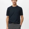 Fein gestricktes T-Shirt aus Baumwolle Fein gestricktes T-Shirt aus Baumwolle