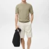 Fein gestricktes T-Shirt aus Baumwolle Fein gestricktes T-Shirt aus Baumwolle