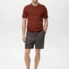 Fein gestricktes T-Shirt aus Baumwolle Fein gestricktes T-Shirt aus Baumwolle