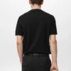 Fein gestricktes T-Shirt aus Baumwolle Fein gestricktes T-Shirt aus Baumwolle