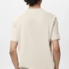 Fein gestricktes T-Shirt aus Baumwolle