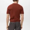 Fein gestricktes T-Shirt aus Baumwolle Fein gestricktes T-Shirt aus Baumwolle
