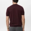 Fein gestricktes T-Shirt aus Baumwolle Fein gestricktes T-Shirt aus Baumwolle