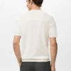 Fein gestricktes T-Shirt aus Baumwolle Fein gestricktes T-Shirt aus Baumwolle